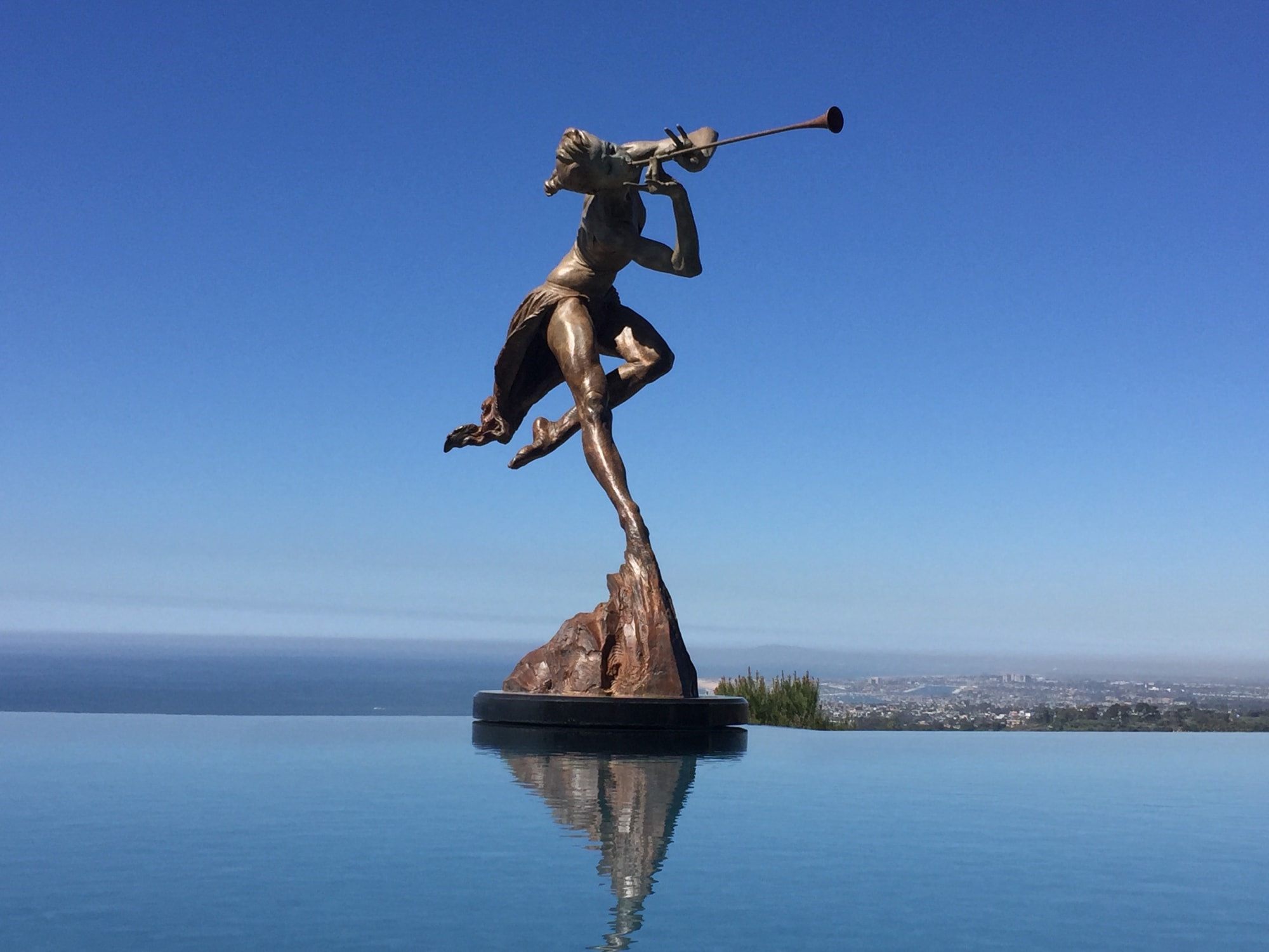 Trumpeter Draped Life Size by Richard MacDonald