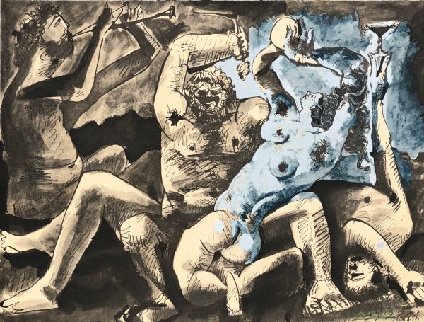 Pablo Picasso, Bacchanale II, 1967