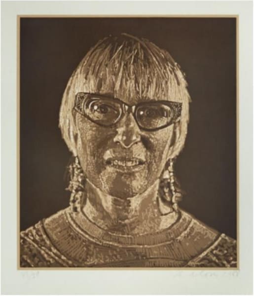 Chuck Close, Janet, 1988