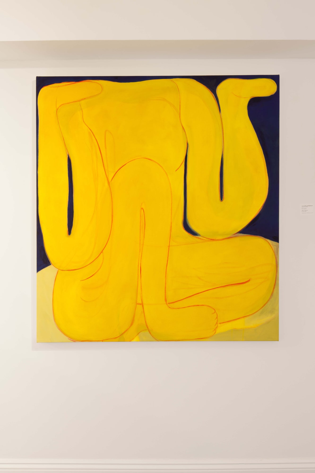 Tahnee Lonsdale under you Oil on canvas painting contemporary art exhibition Dellasposa Gallery london