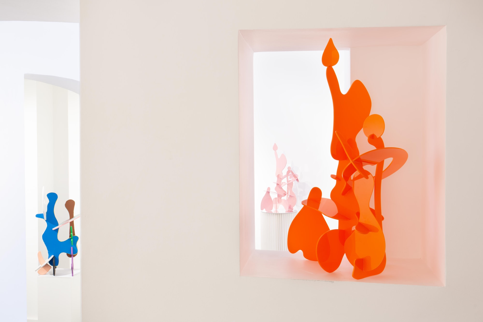 Misha Milovanovich The Shape Of Colour Exhibition Dellasposa Gallery London Contemporary Art Sculpture