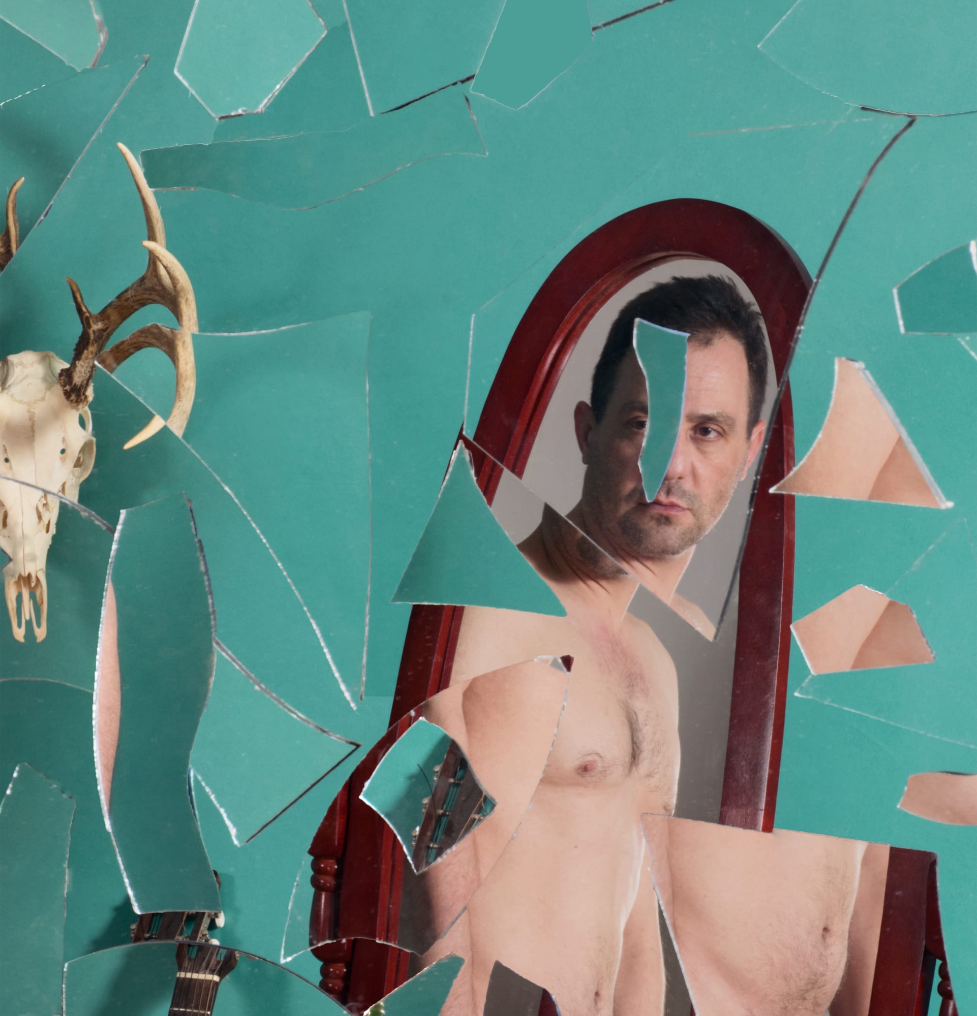 Nude in Mirror, detail