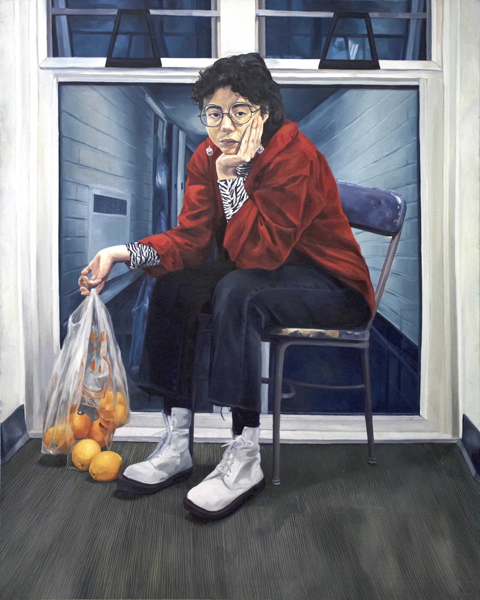 Cassidy Argo Oranges, 2020 Oil on canvas, 60 x 48 x 2.5”