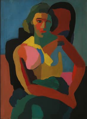 Morris Blackburn, Seated Figure, 1939