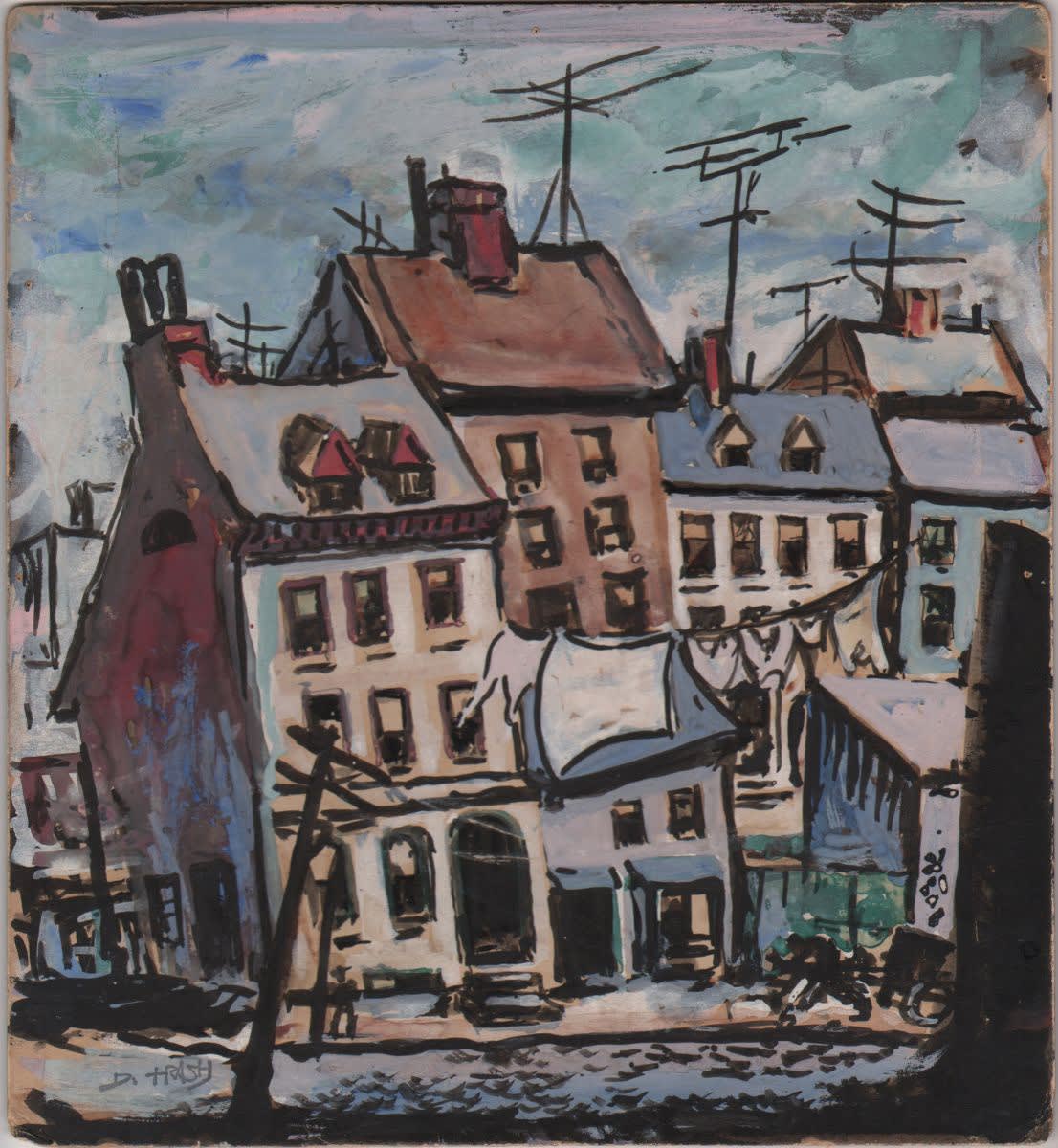 Dox Thrash, Houses, Philadelphia, c. 1950