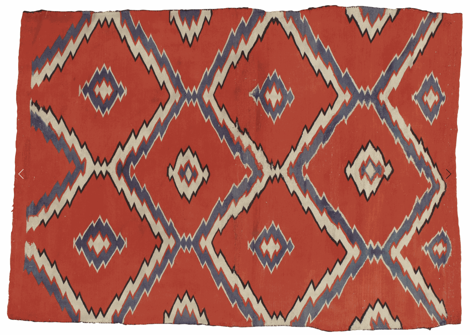 Navajo Rug, Early 19th Century photo credit: cherish.com