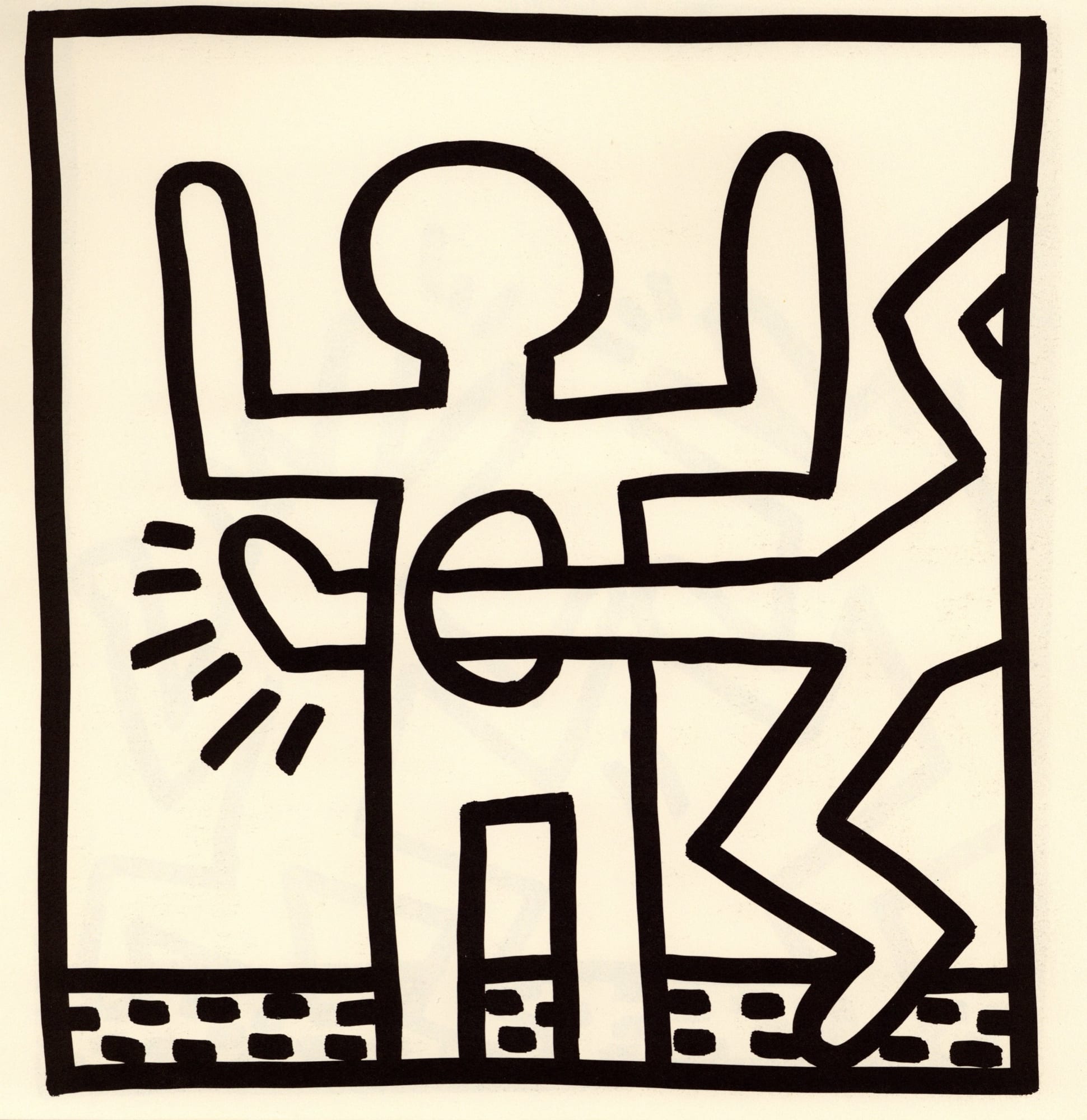 Keith Haring, Coloring Book XIII, 1982 Eames Fine Art