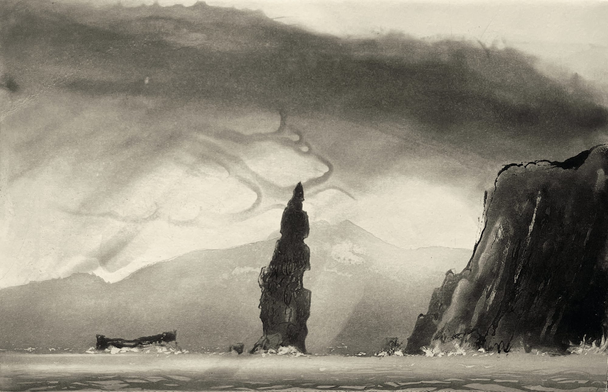 Norman Ackroyd, Shepherd Rock, 2011