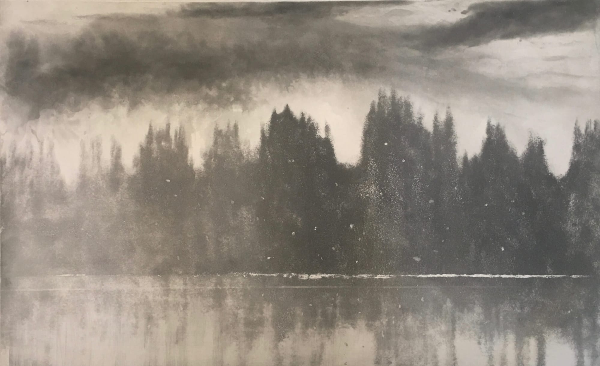 Norman Ackroyd, Loch Awe in Winter, 2006