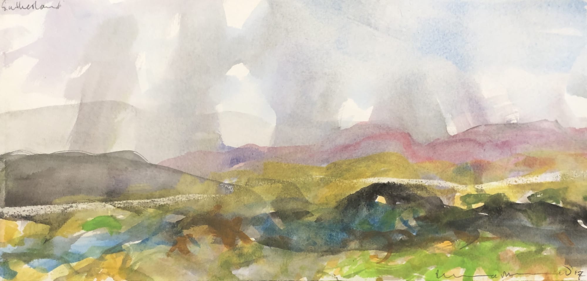 Norman Ackroyd, Sutherland, 2017