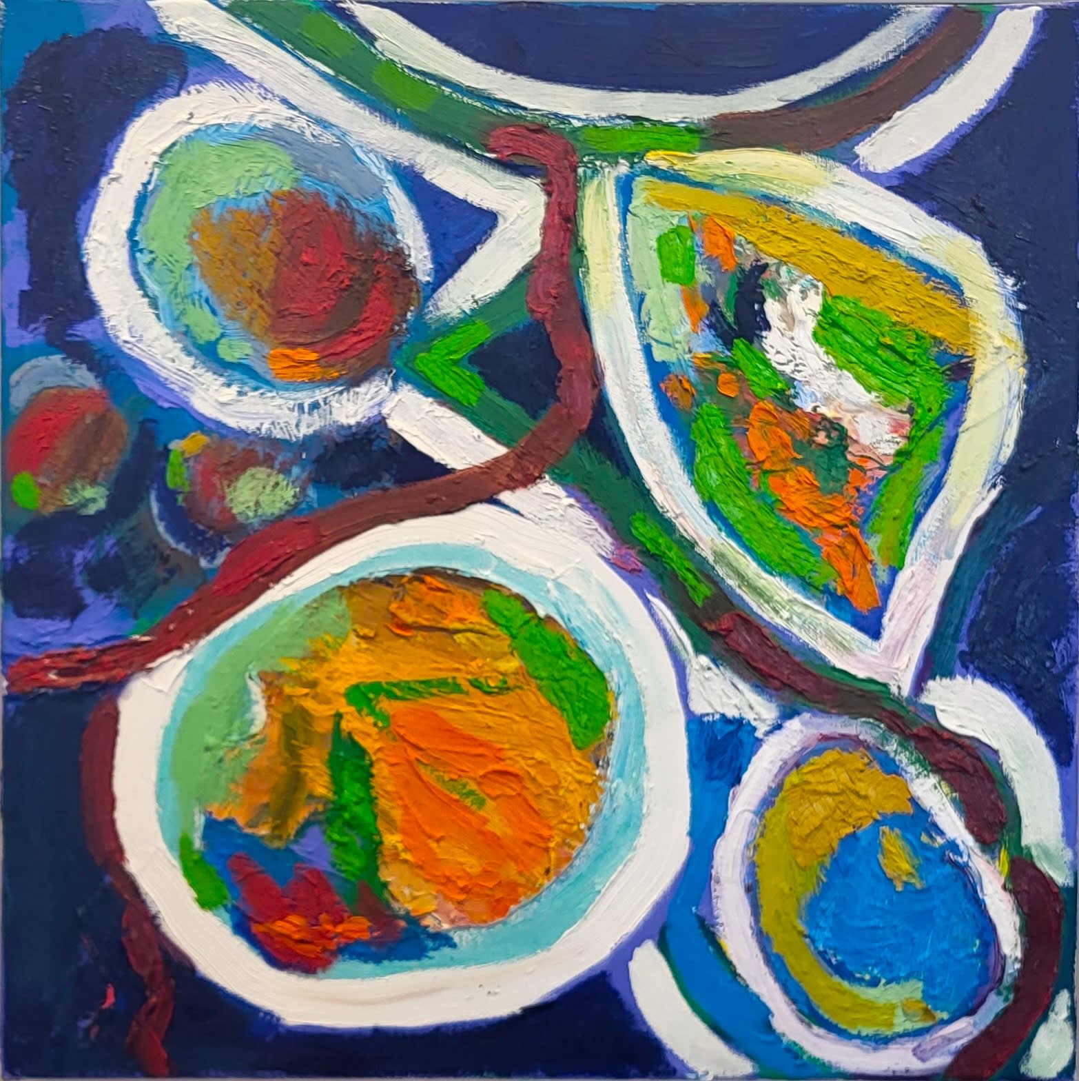 Christmas Secret Bid Auction , LOT XX: Andrew Marr - Highland River - Shoreline #1, 2018