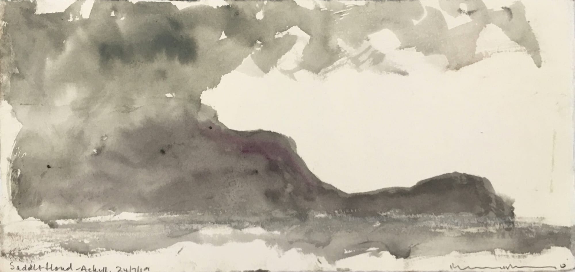 Norman Ackroyd, Saddle Head - Achill (II), 2019