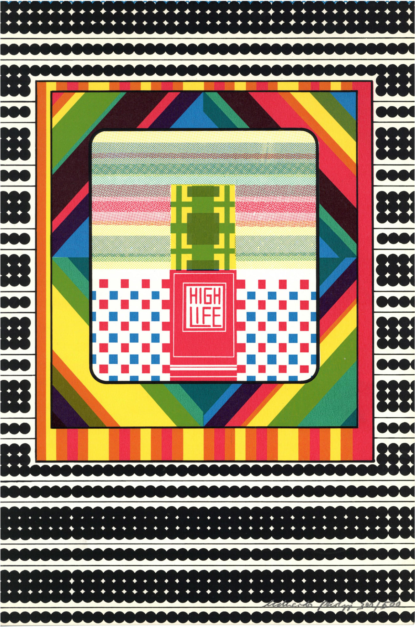 Dulwich College Secret Bid Auction 2024\, LOT 128: Eduardo Paolozzi - High Life (from Moonstrips Empire News), 1967