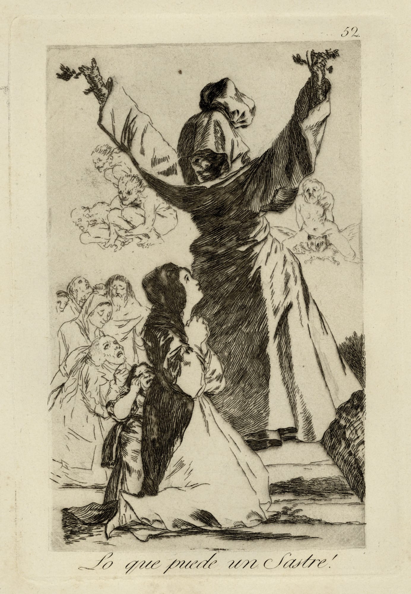 Francisco de Goya, 52. Lo Que Puede un Sastre!, 1799