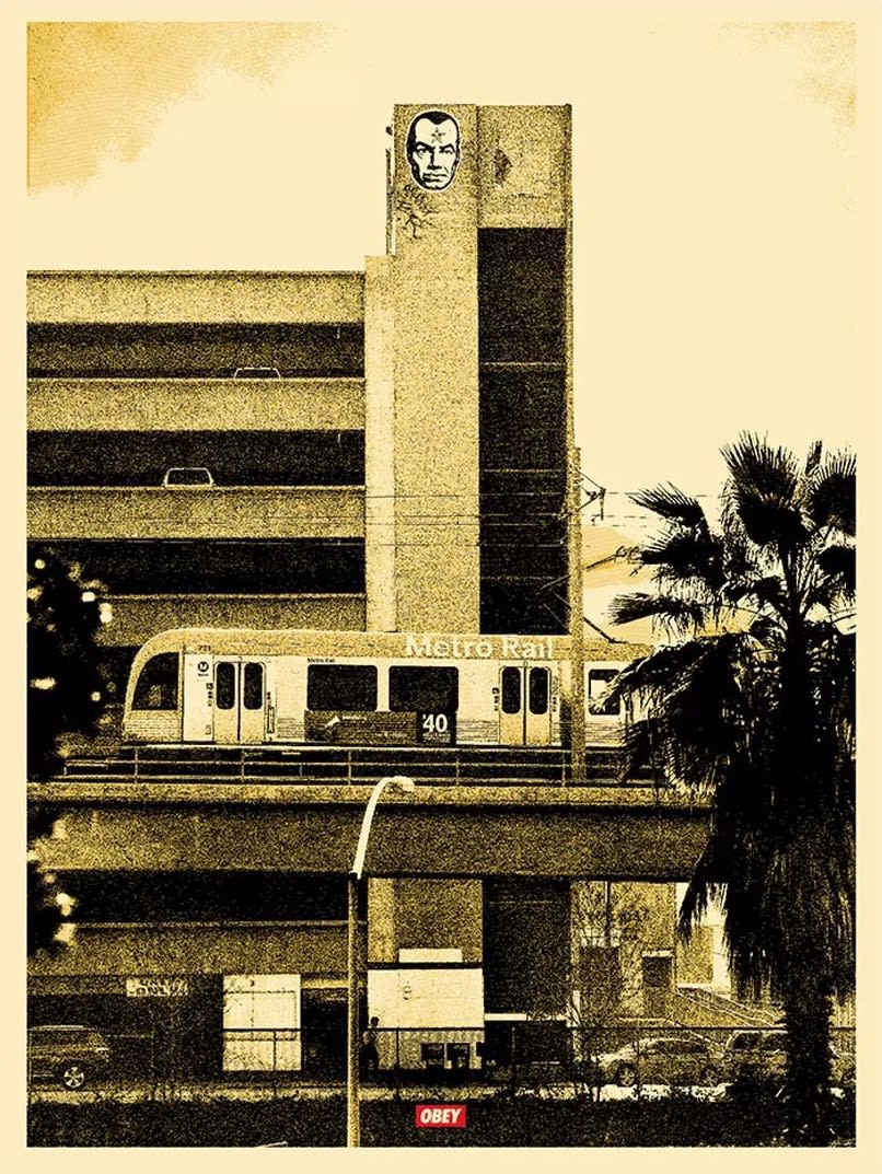 Christmas Secret Bid Auction , LOT XX: Shepard Fairey - Covert to Overt: Big Brother, 2015