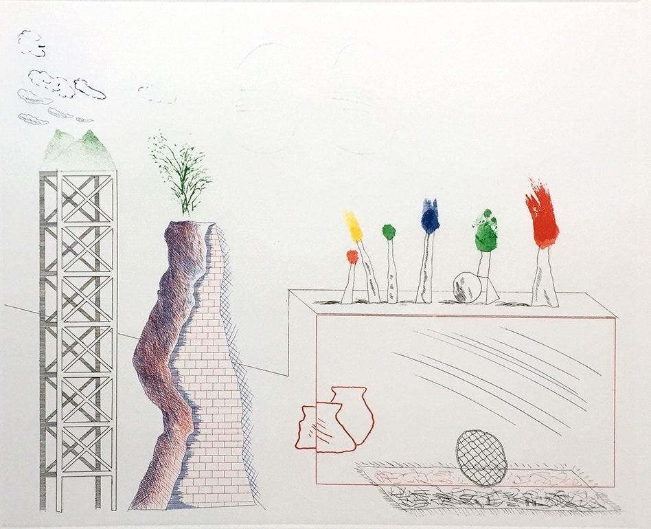 David Hockney, A Tune, 1976-77