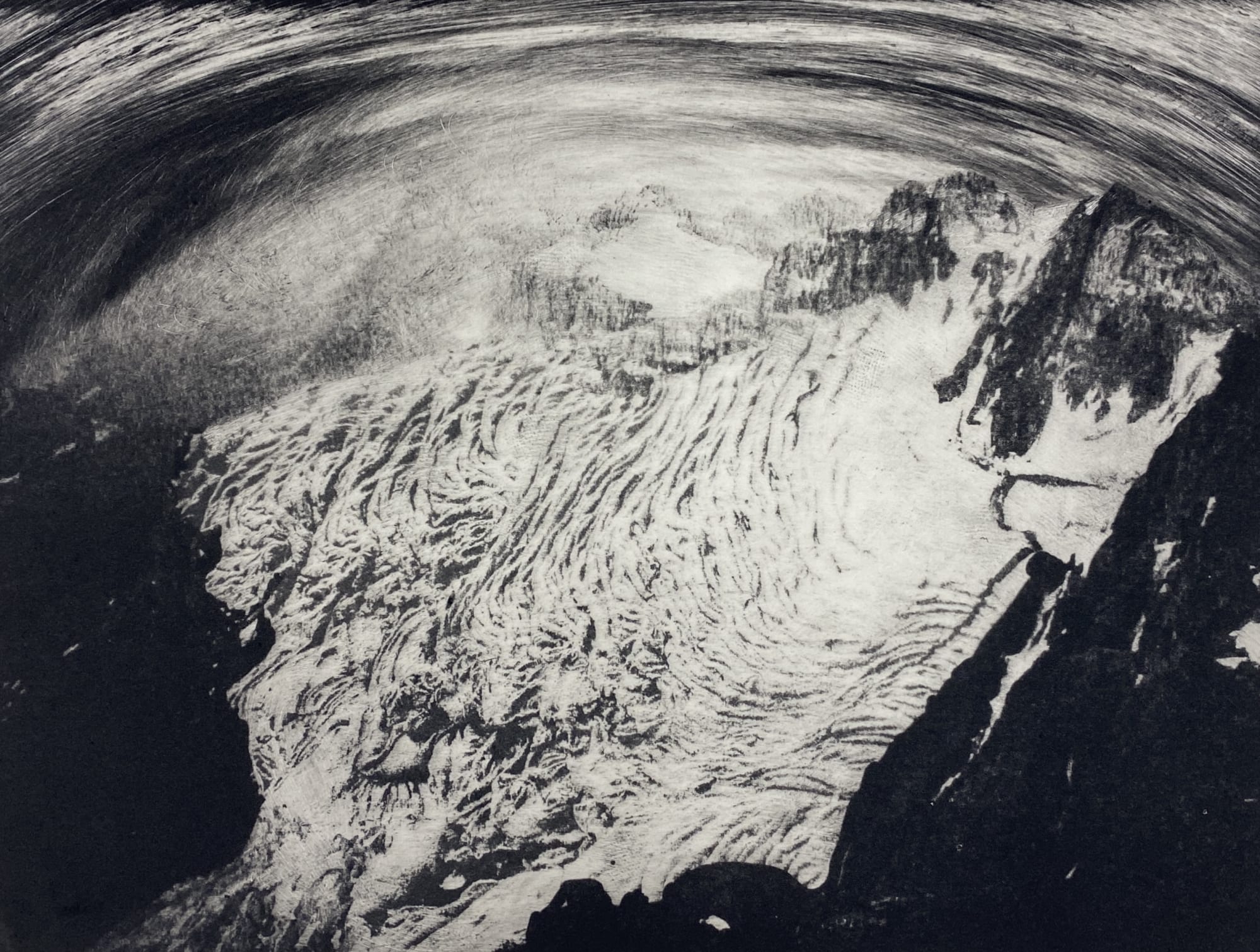 Rebecca Holmes, Descent, 2021