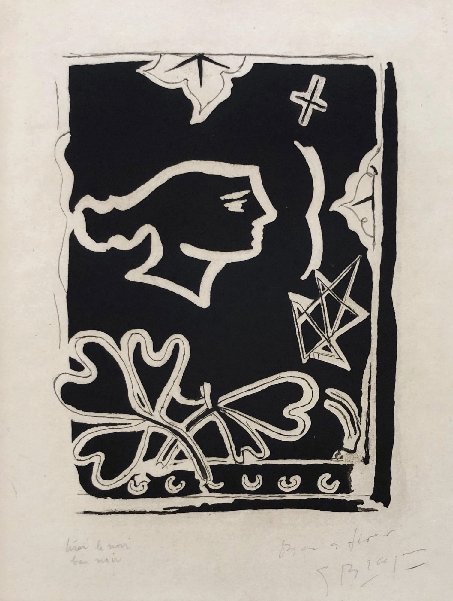 Georges Braque, From ‘Le soleil des eaux’, 1949