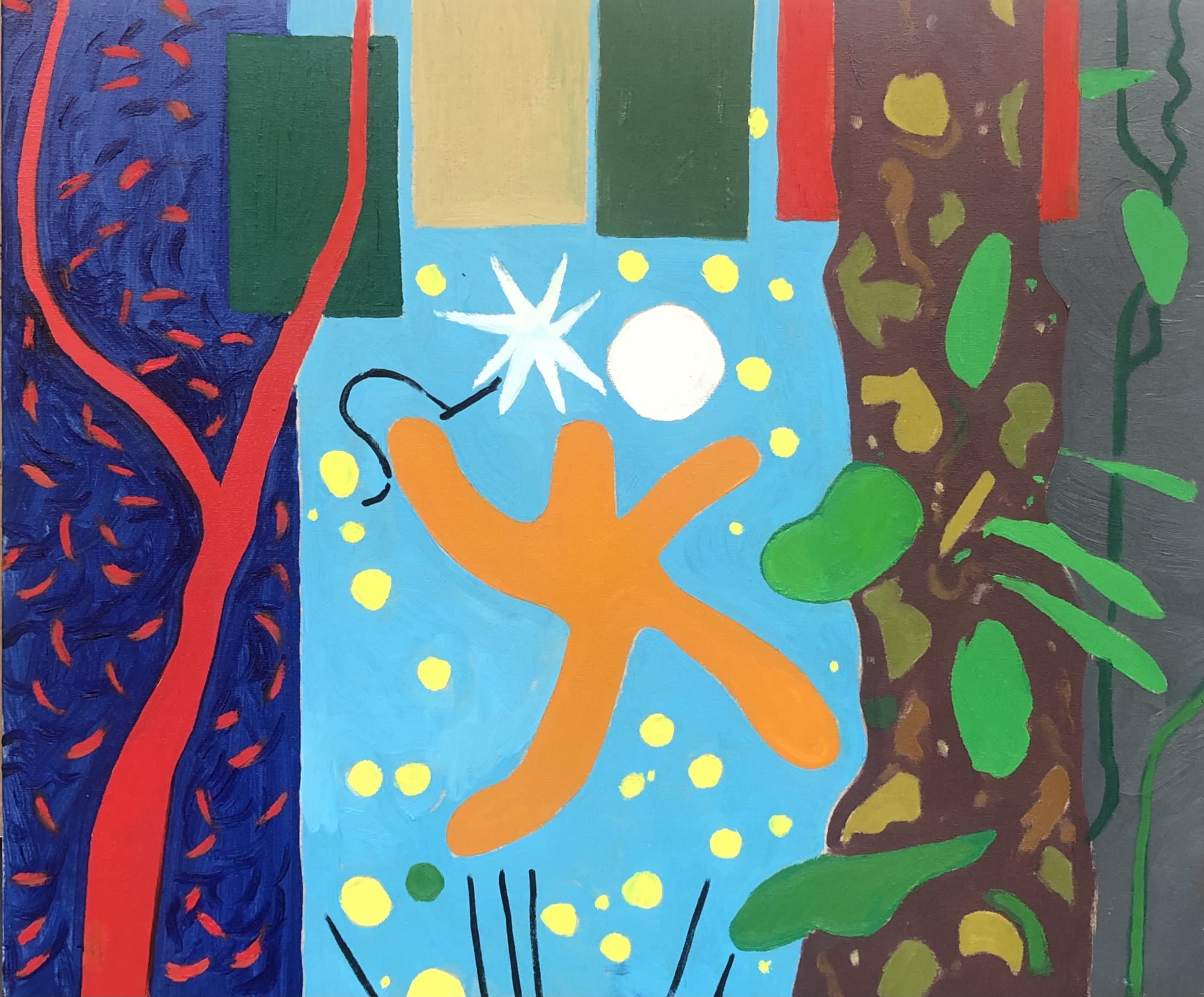 Andrew Marr, Chalcot Square: Games at Night, 2021