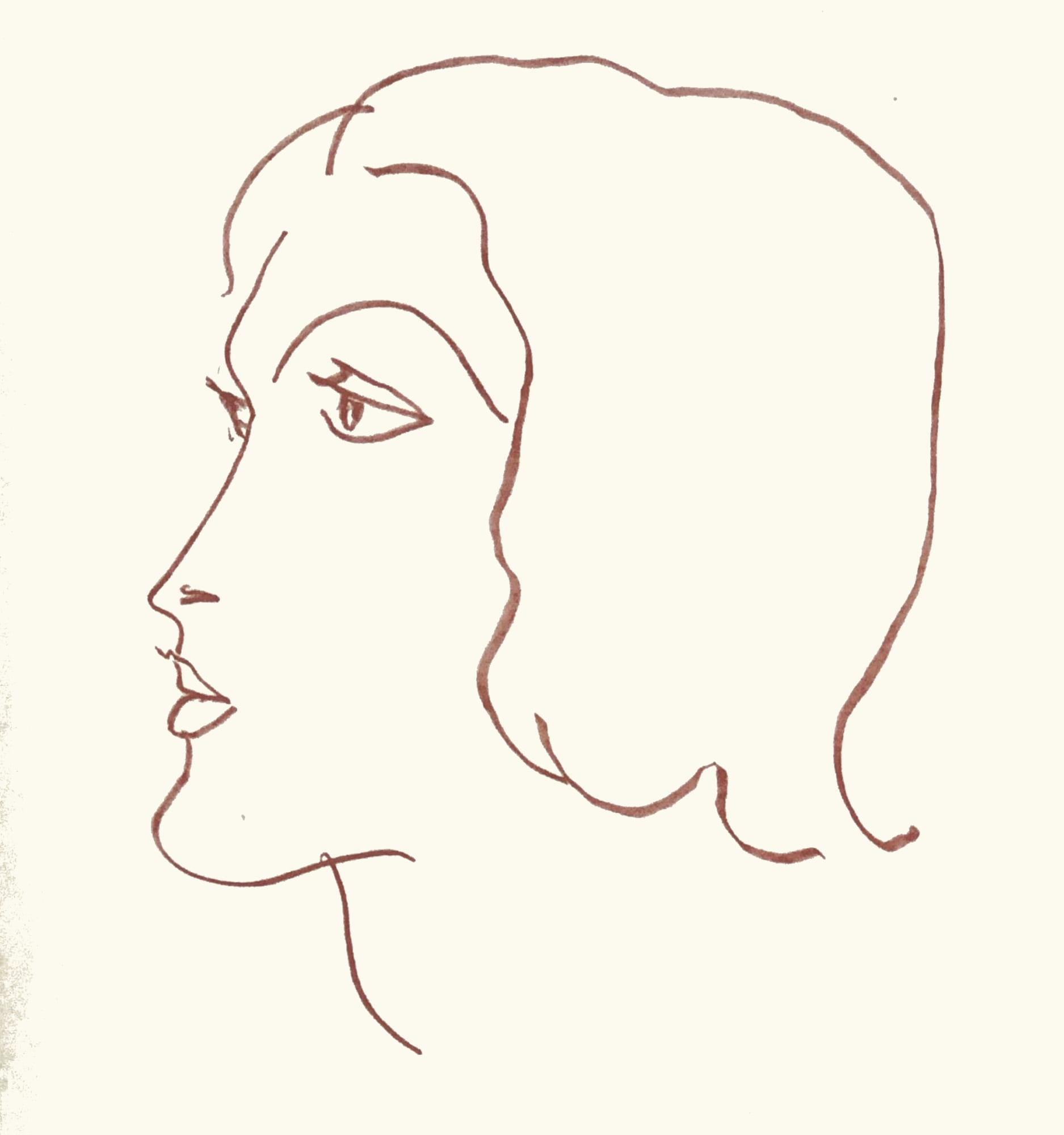 Henri Matisse, Plate 180. Florilège des Amours de Ronsard , 1948