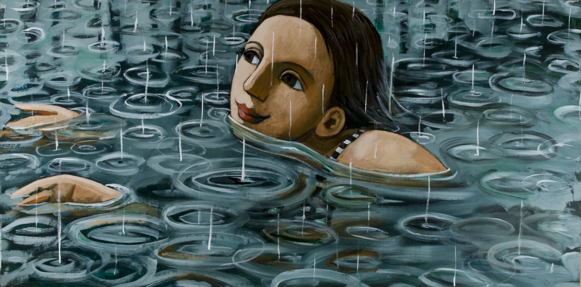 Anita Klein, Swimming in the Rain, 2020