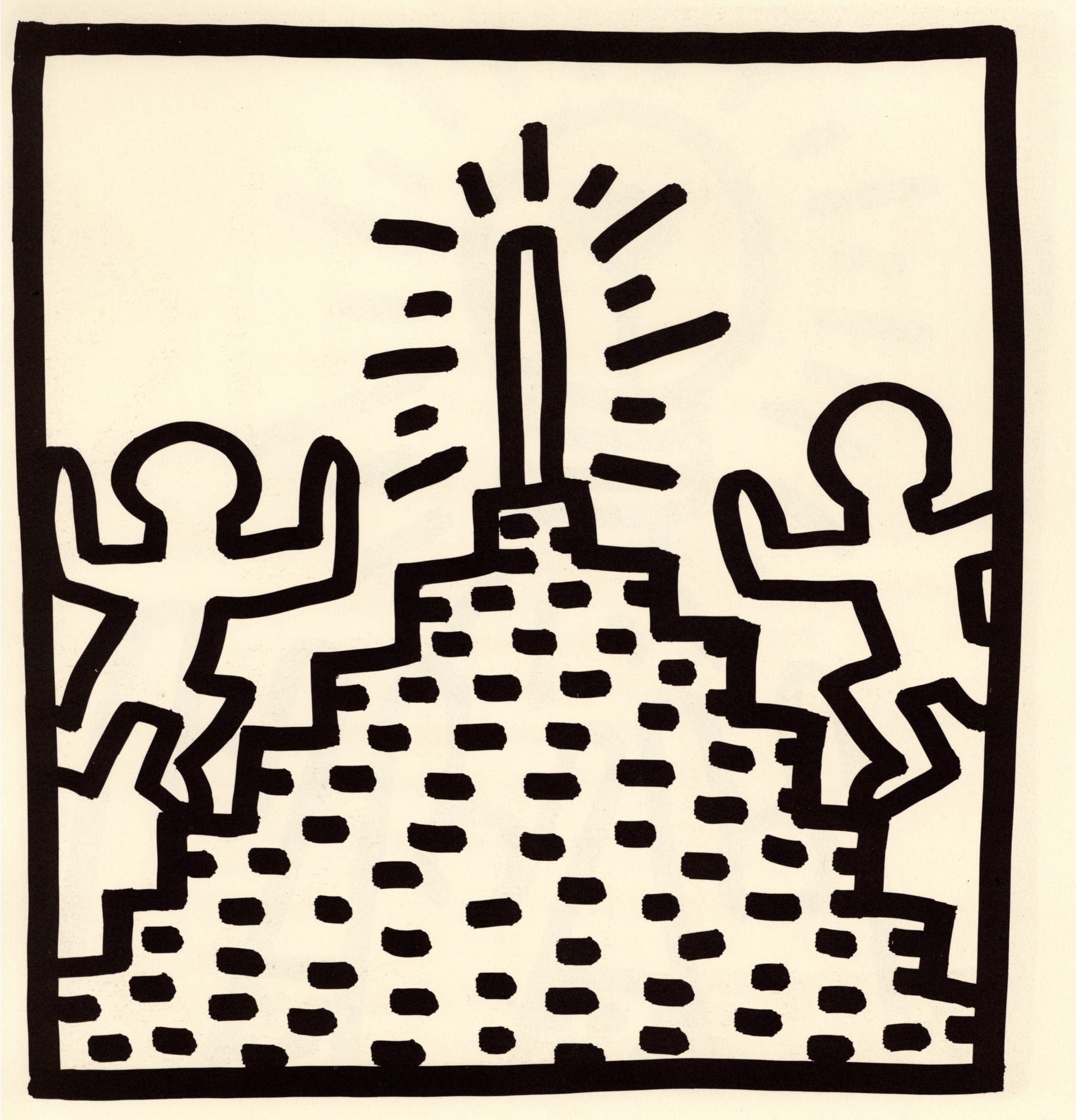 Keith Haring, Coloring Book XII, 1982 Eames Fine Art