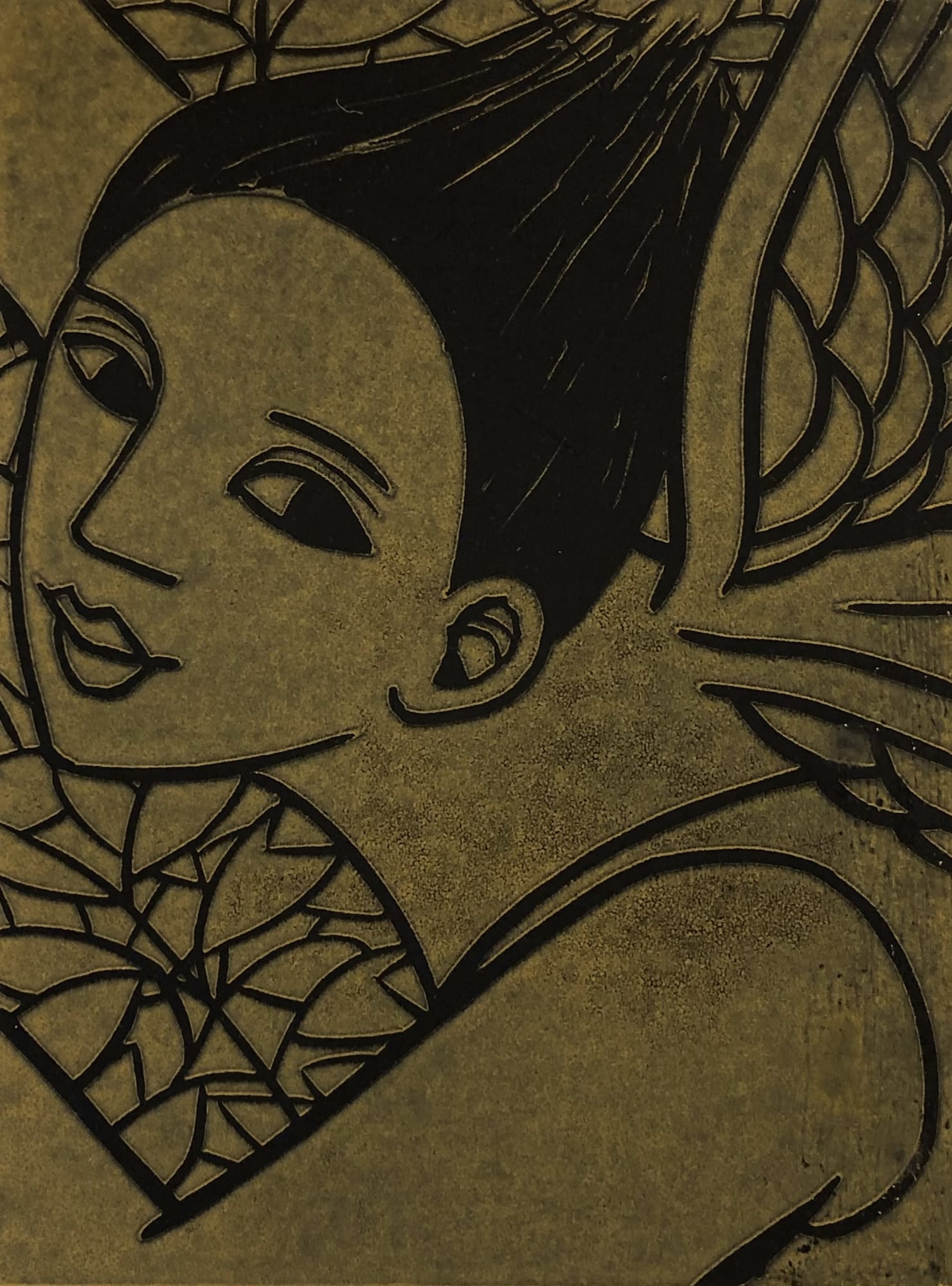 Anita Klein Open Studio, Golden Angel , 2012