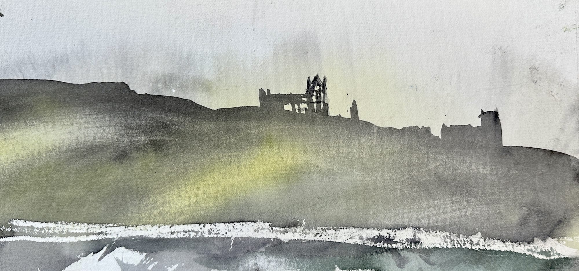 Norman Ackroyd, Whitby Evening, 2014