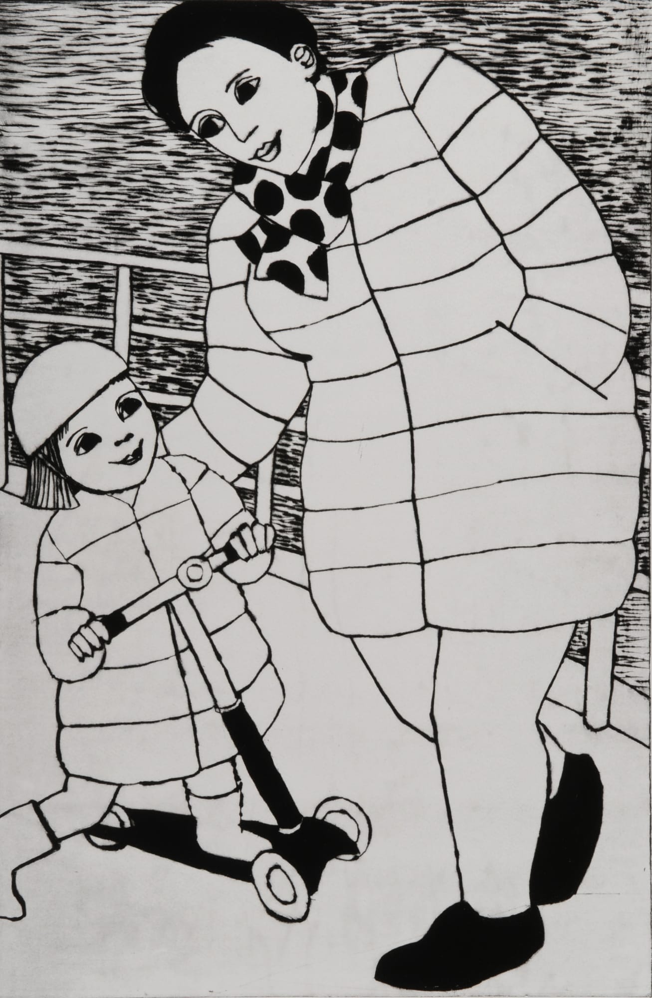 Anita Klein, Scooting Along the River, 2021