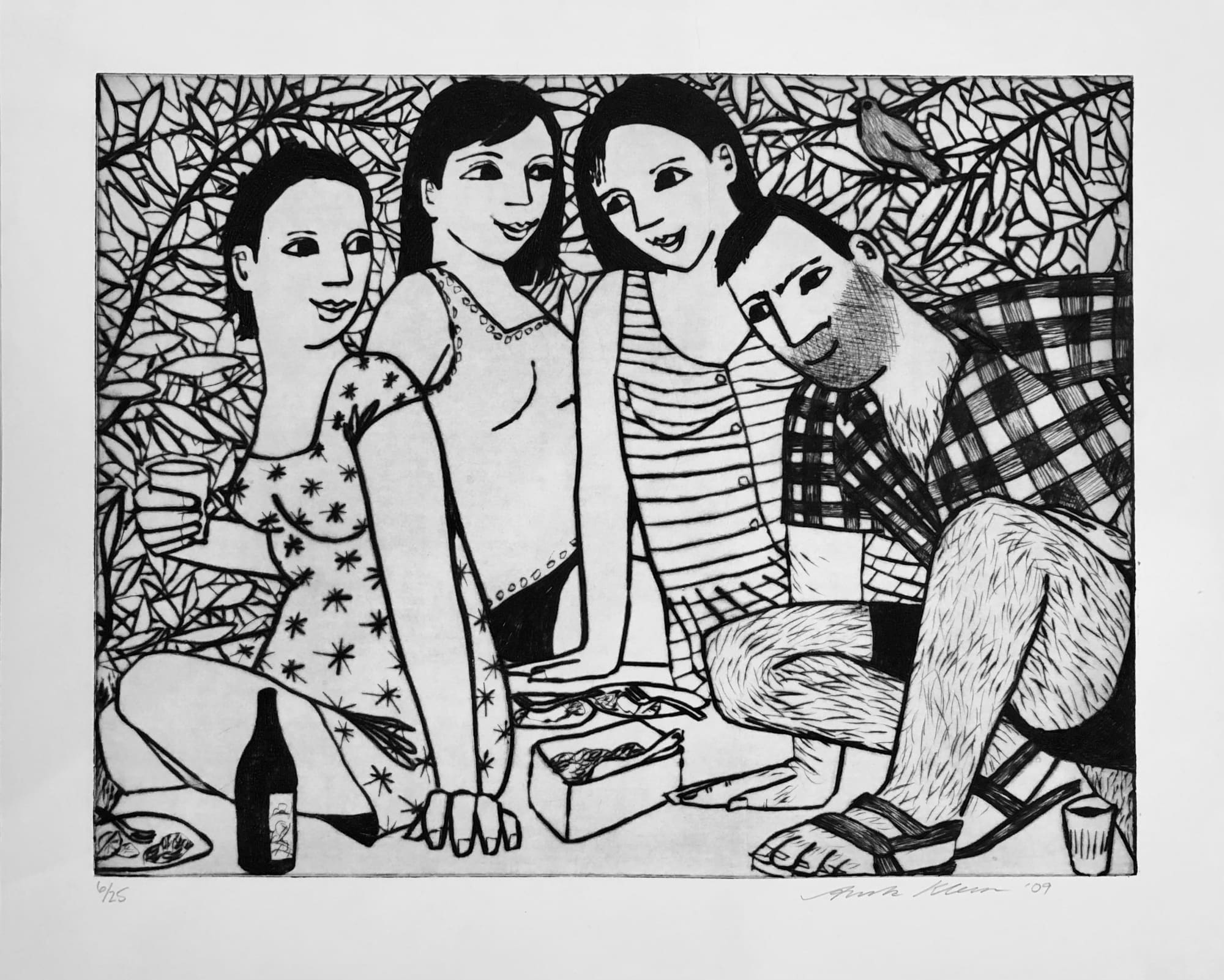 Anita Klein Open Studio, The Picnic, 2009