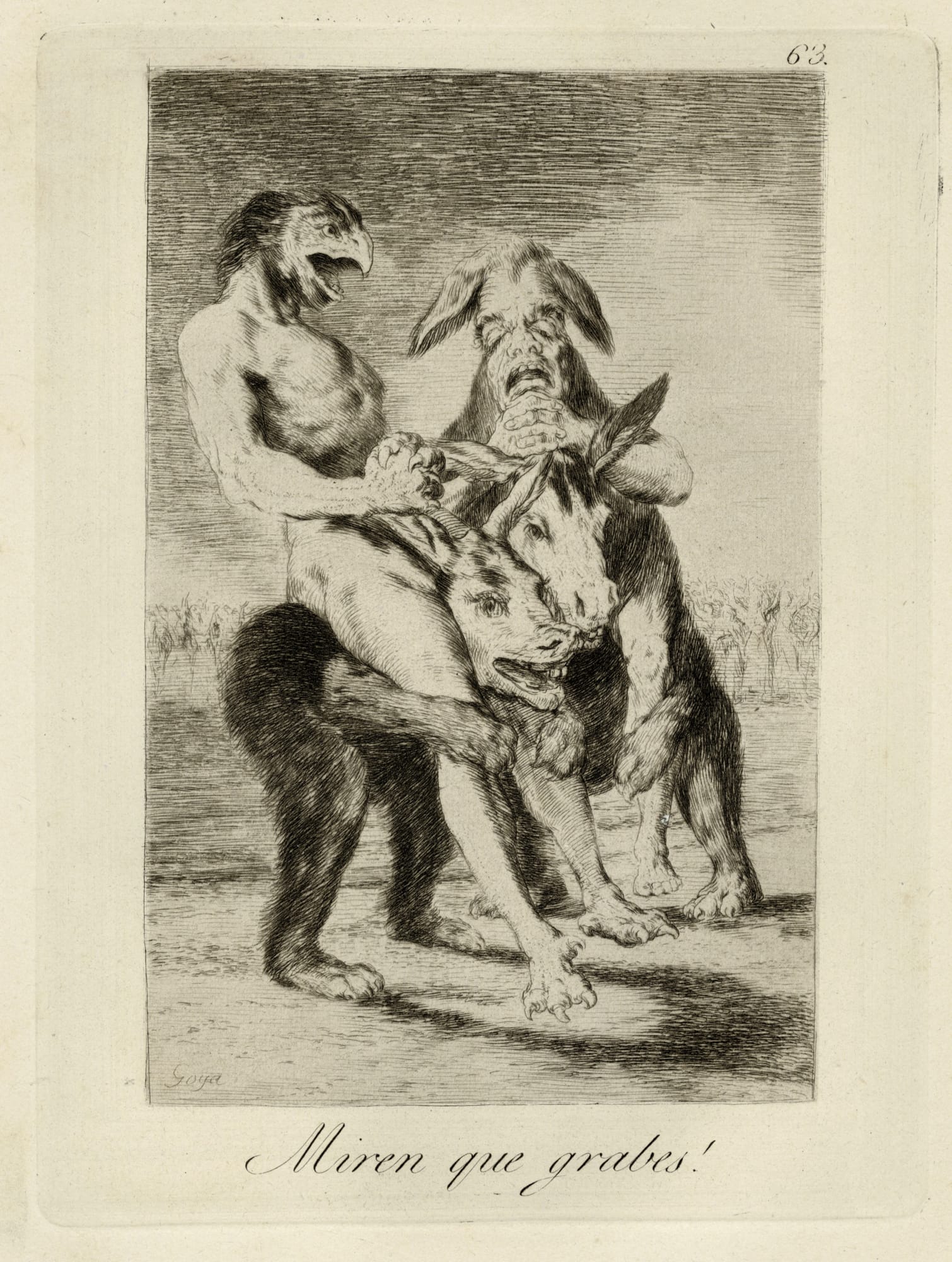Francisco de Goya, 63. Miren Que Grabes!, 1799