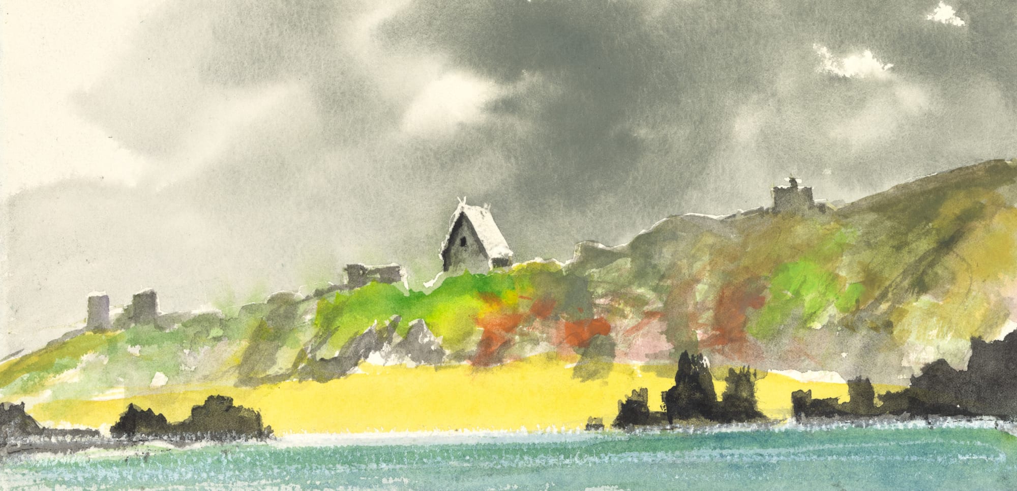 Norman Ackroyd, MacDara's Island, 2017