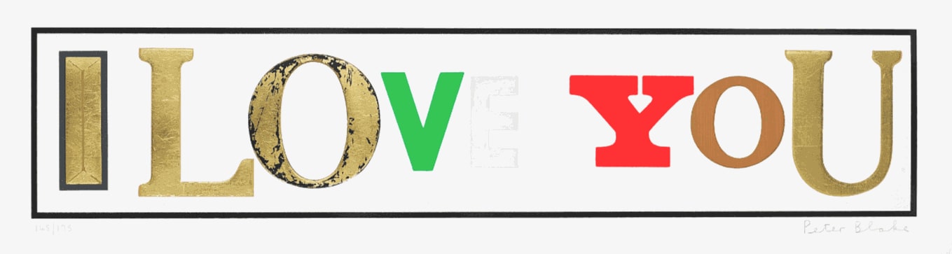 Peter Blake, I Love You, 2010