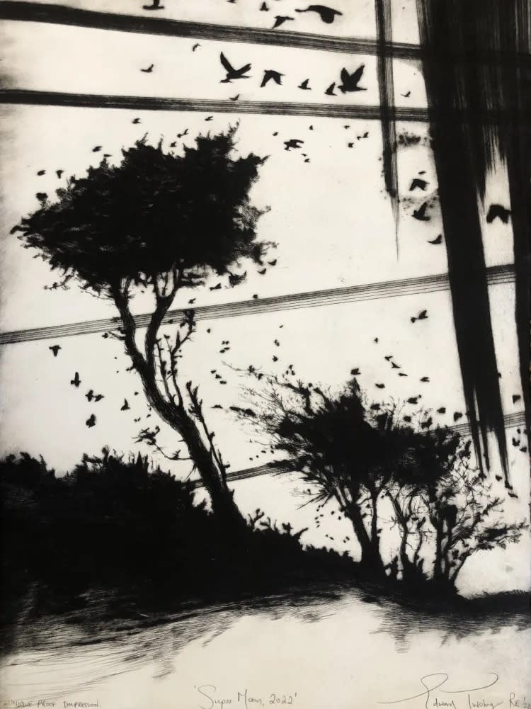 Christmas Secret Bid Auction , LOT XX: Edward Twohig - Super Moon 86.i, 2022