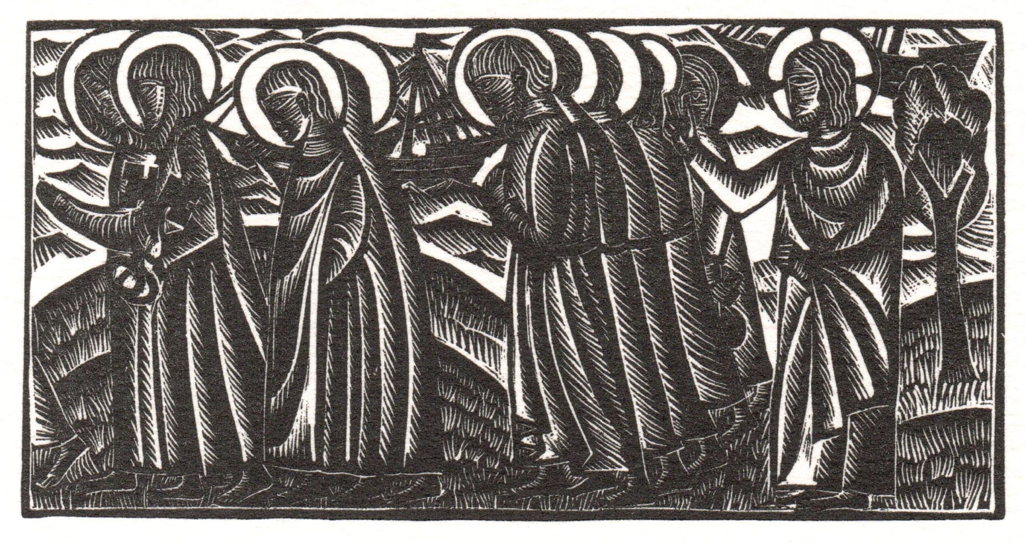 David Jones, Christ sending forth His Disciples Eames Fine Art