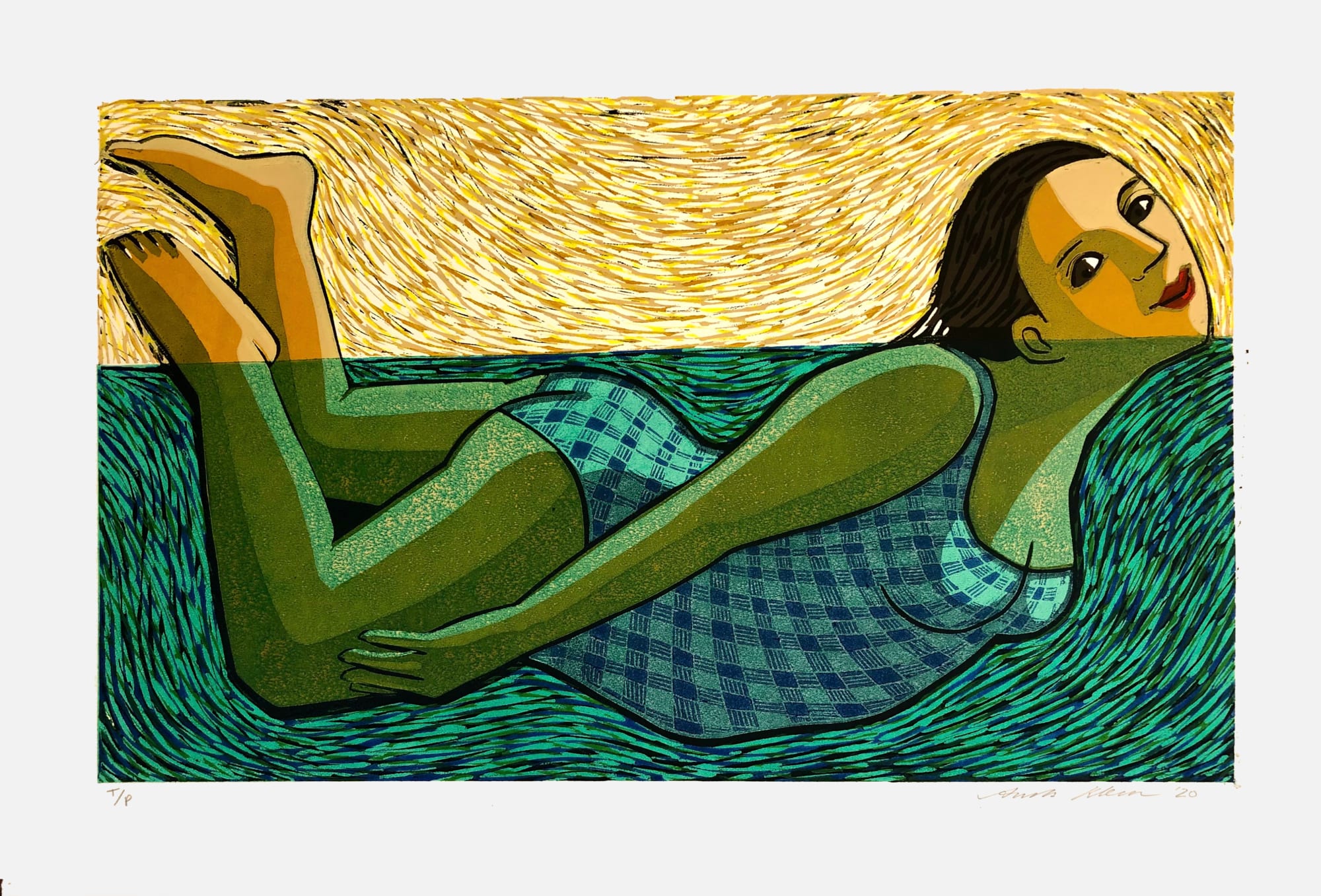 Anita Klein Open Studio, The Beautiful Water (TP2), 2020