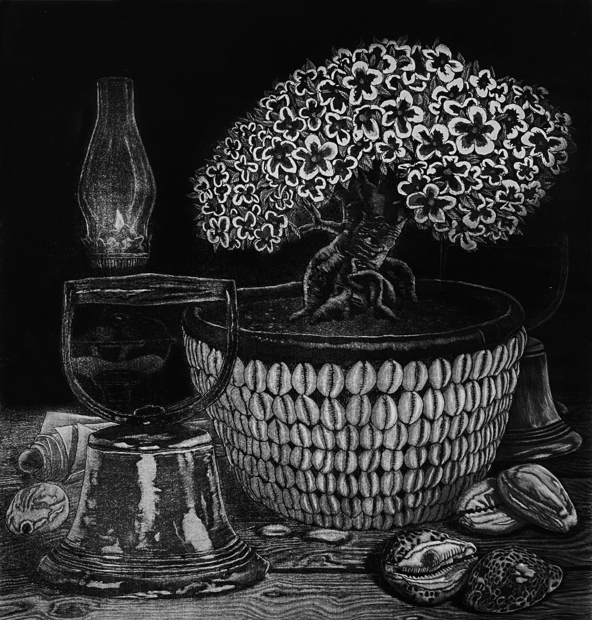 Christmas Secret Bid Auction , LOT XX: Ade Adesina - Hush, 2020