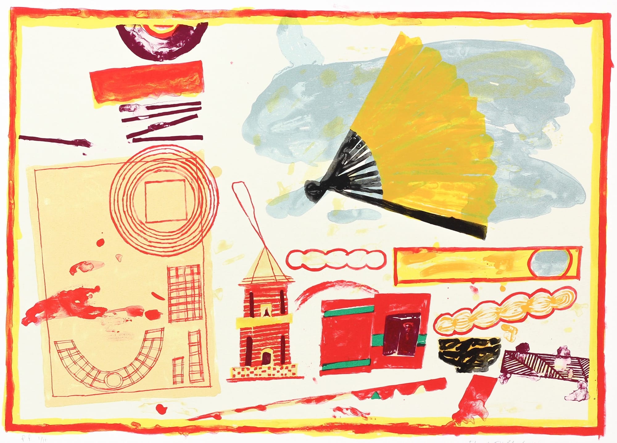 Elizabeth Blackadder, Still Life with Pagoda, 1998