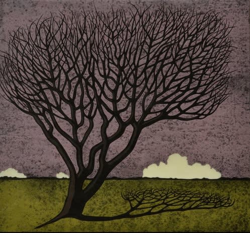 Paul Hogg, Landscape with Tree and Clouds, 2019