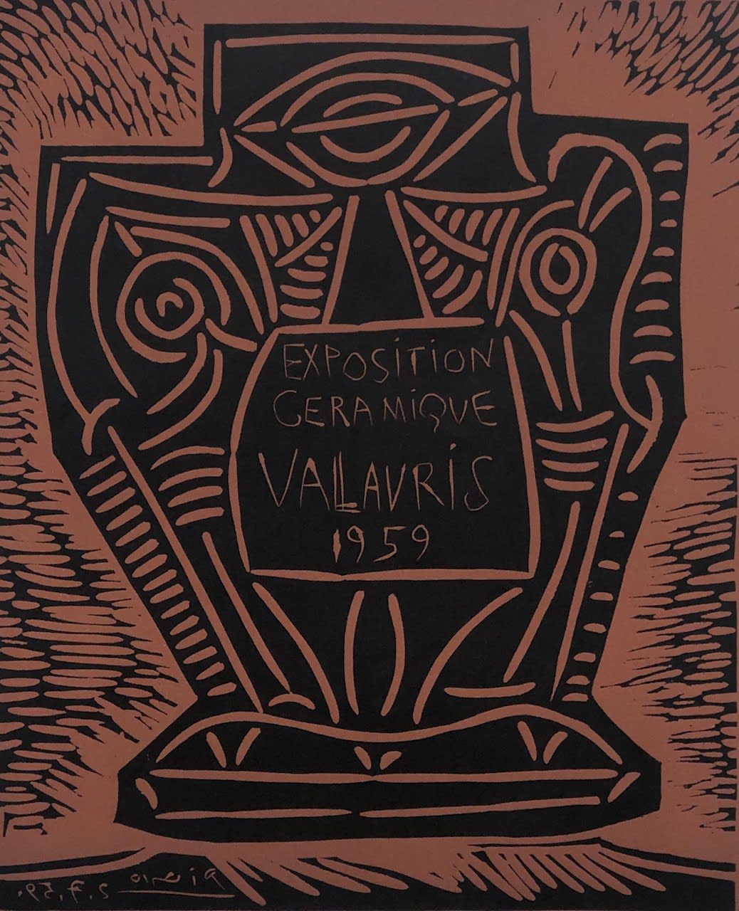 Pablo Picasso, Exhibition Céramique Vellauris , 1959