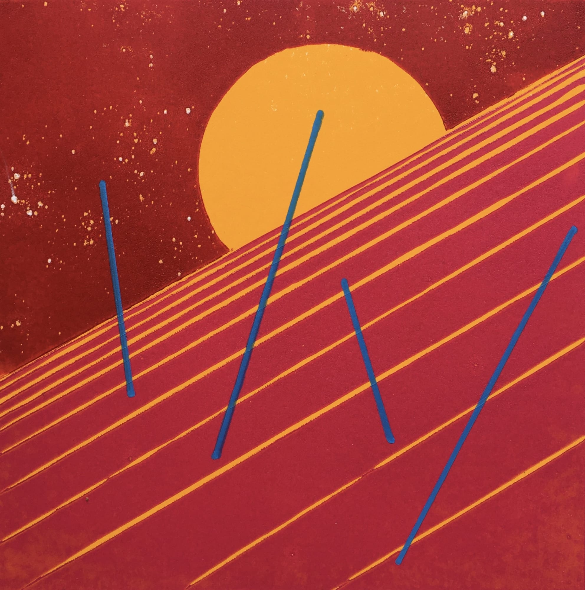 Rebecca Holmes, Heat on the Hillside, 2020