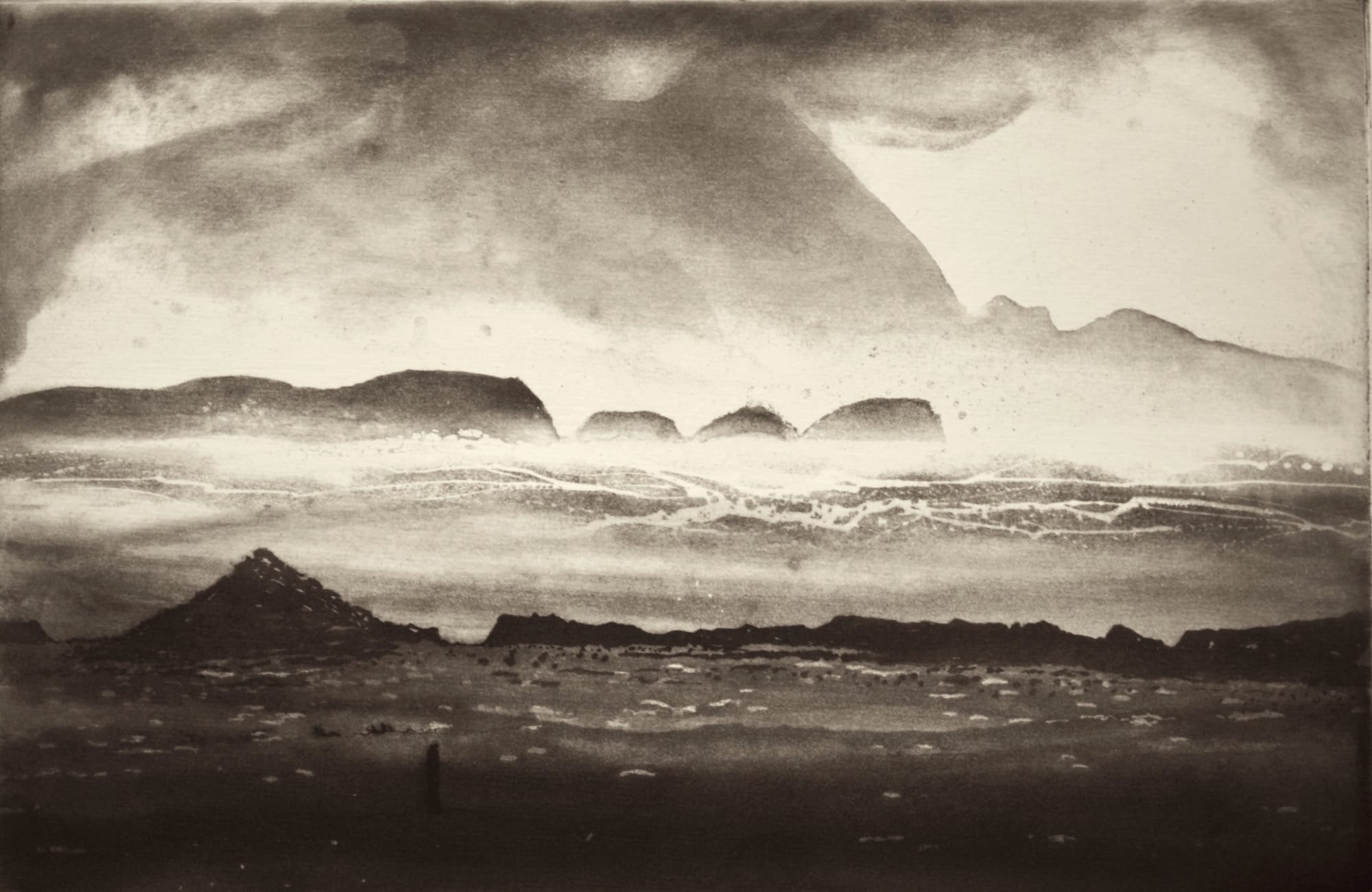 Norman Ackroyd, Duvillaun More and Achill, 2000