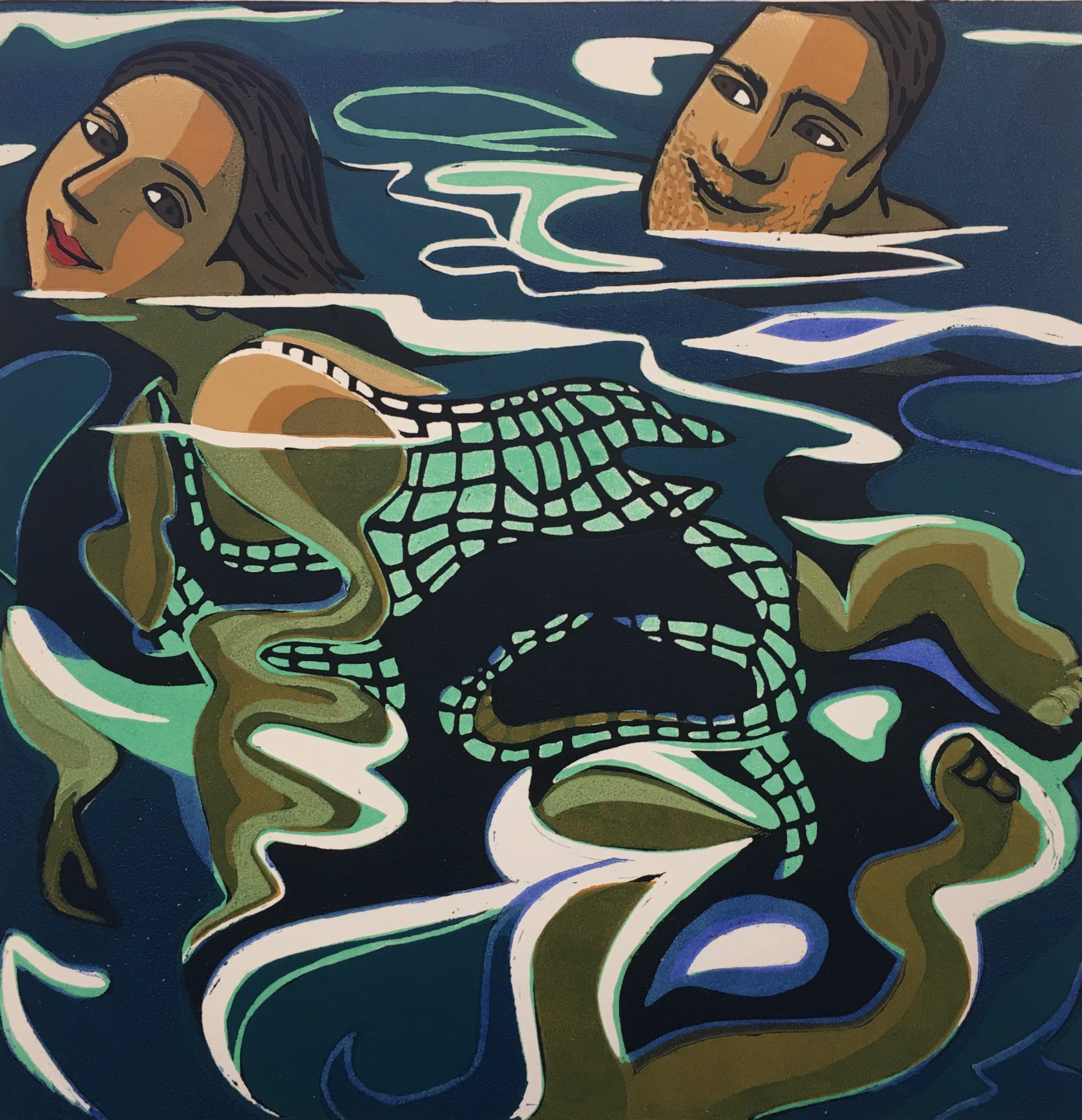Anita Klein, In the Lake, 2019