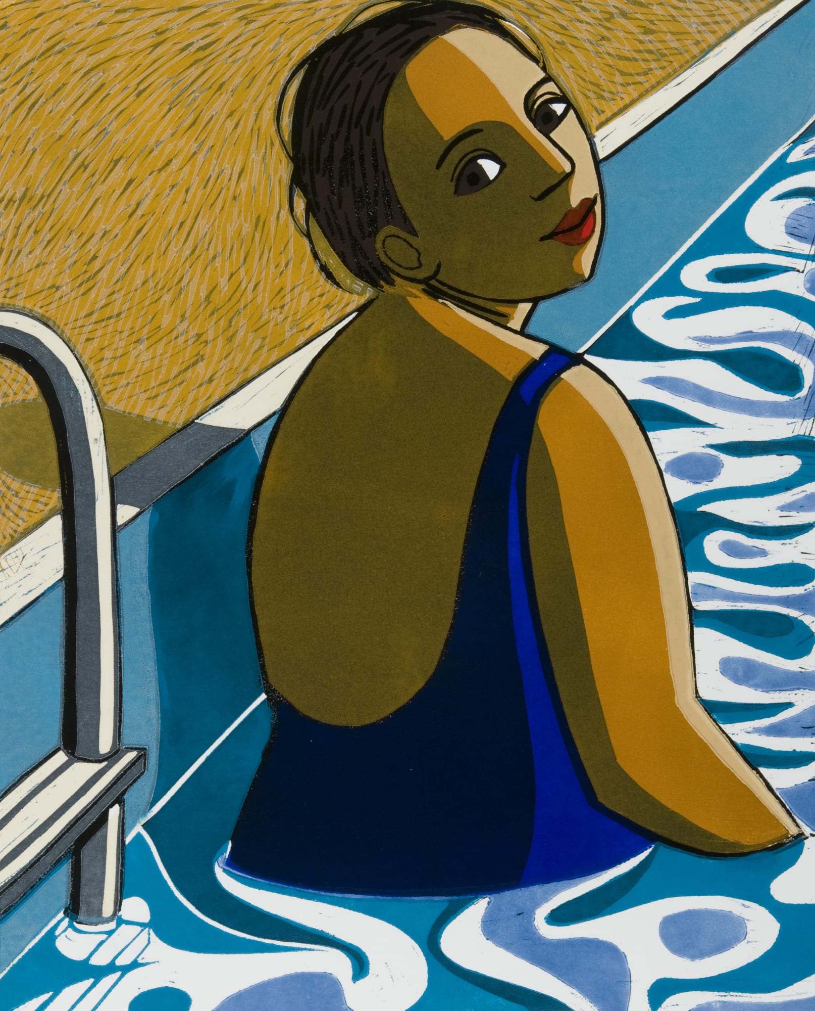 Anita Klein, In the Pool, 2018