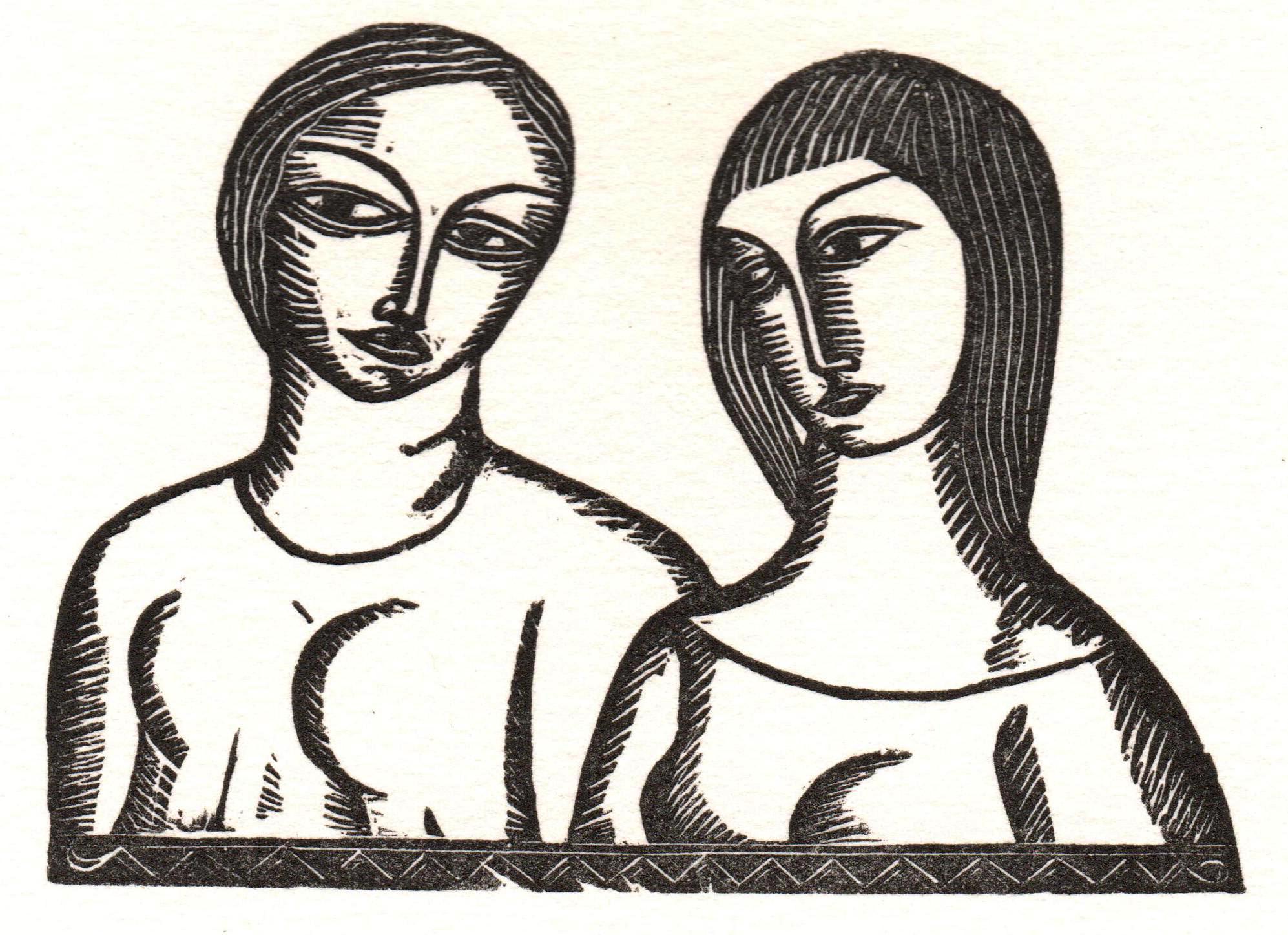 David Jones, Libellus Lapidum: Pamela Riddick and Constance Gold