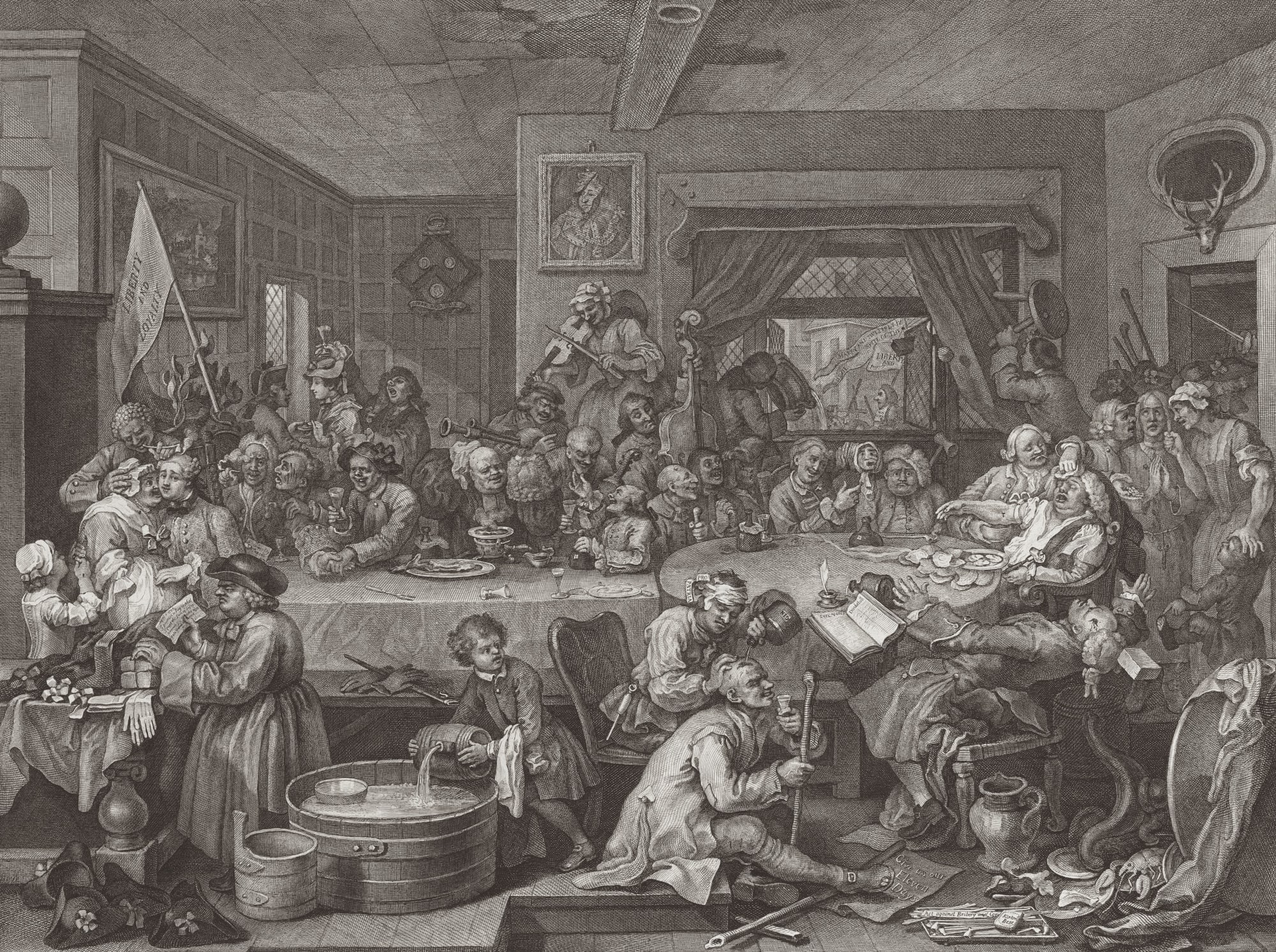 William Hogarth, An Election Entertainment, 1755