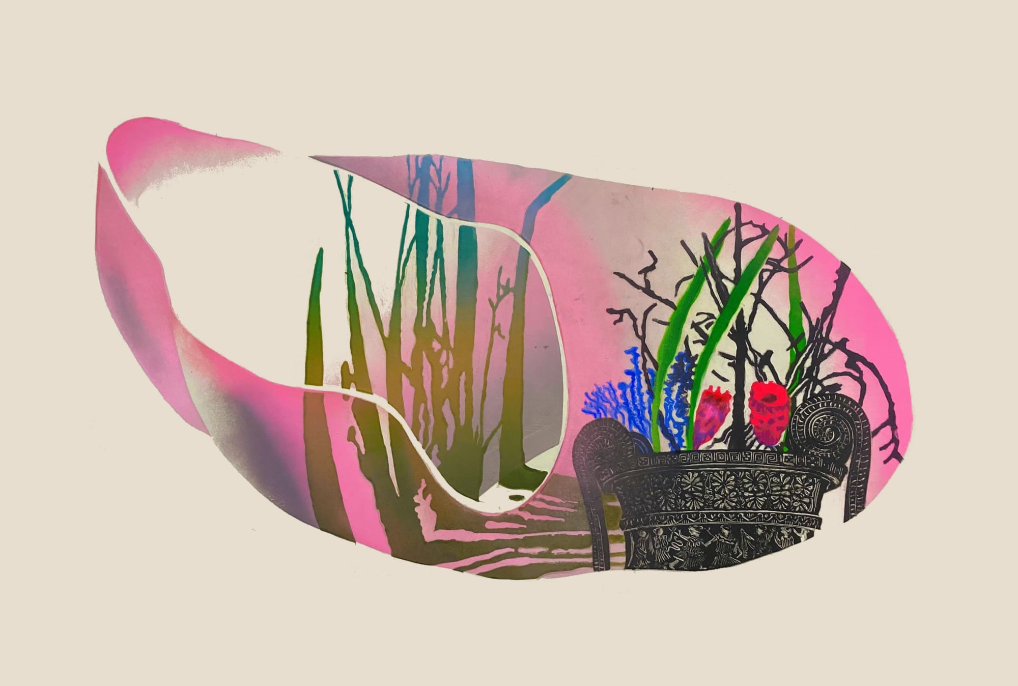 Sophie Layton, Design for Sogetsu Arrangement , 2021