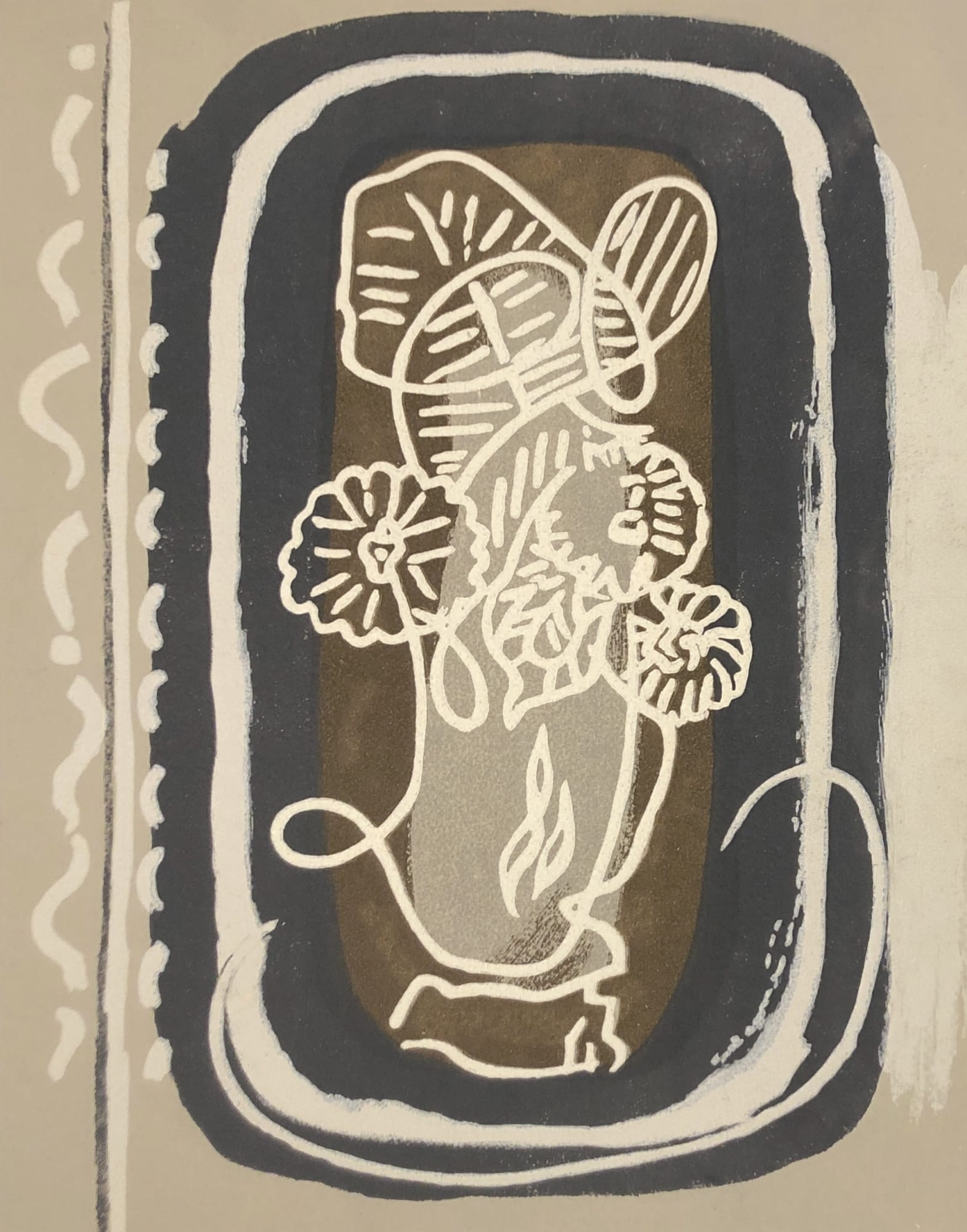 Georges Braque, Untitled from ‘Si je mourais la-bas’ V, 1962
