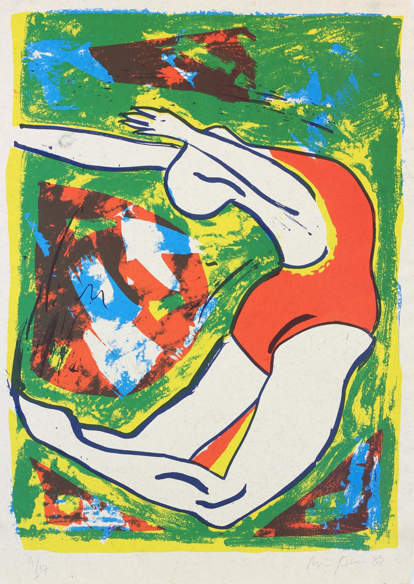 Summer Secret Bid Auction 2025, LOT 108: Kip Gresham - The Gymnast, 1988