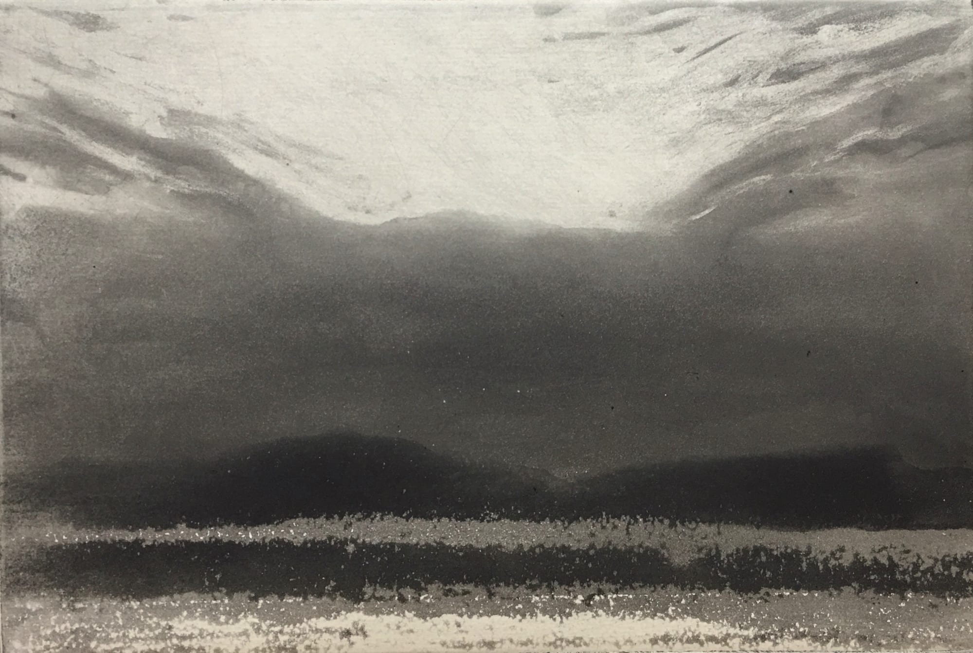 Norman Ackroyd, The Gower in Twilight, 2019